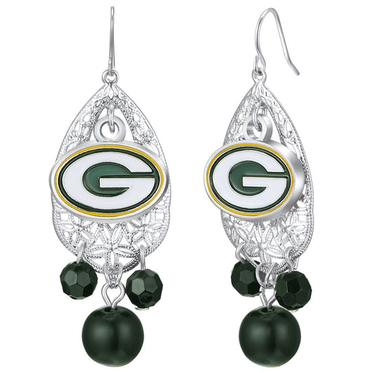 NFL Teardrop Logo Dangler Earrings - Gamedays Gear - San Francisco 49ers