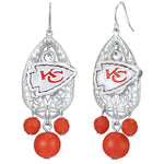 Gamedays Gear NFL Teardrop Logo Dangler Earrings E003 - 1016