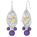 Gamedays Gear NFL Teardrop Logo Dangler Earrings E003 - 1018