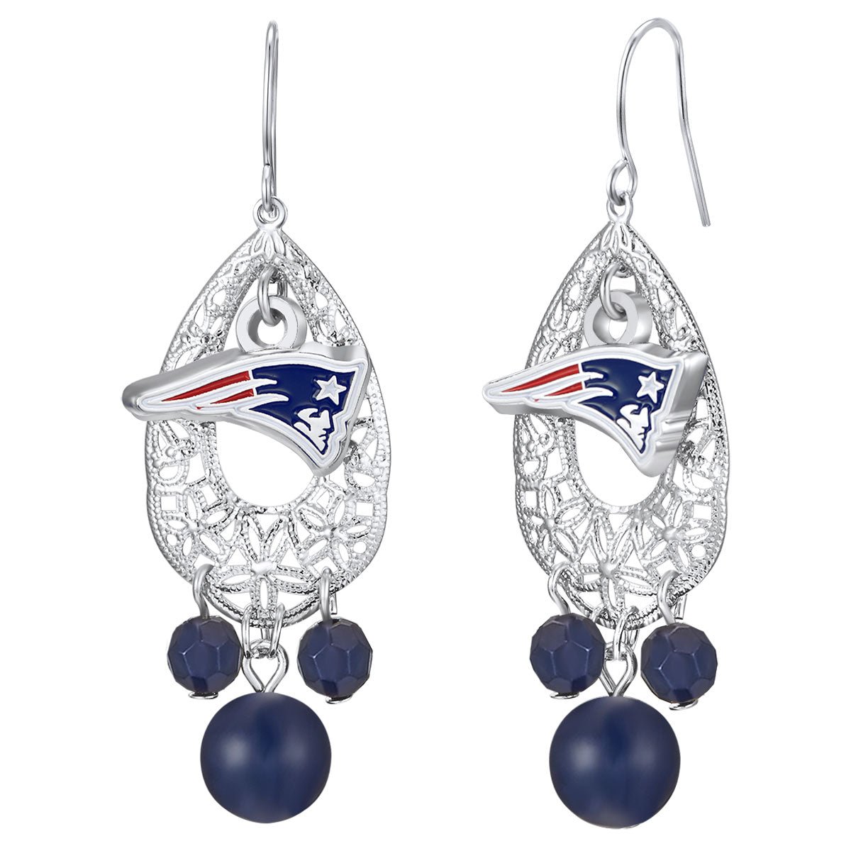 Gamedays Gear NFL Teardrop Logo Dangler Earrings E003 - 1019