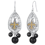 Gamedays Gear NFL Teardrop Logo Dangler Earrings E003 - 1020