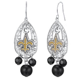 Gamedays Gear NFL Teardrop Logo Dangler Earrings E003 - 1020