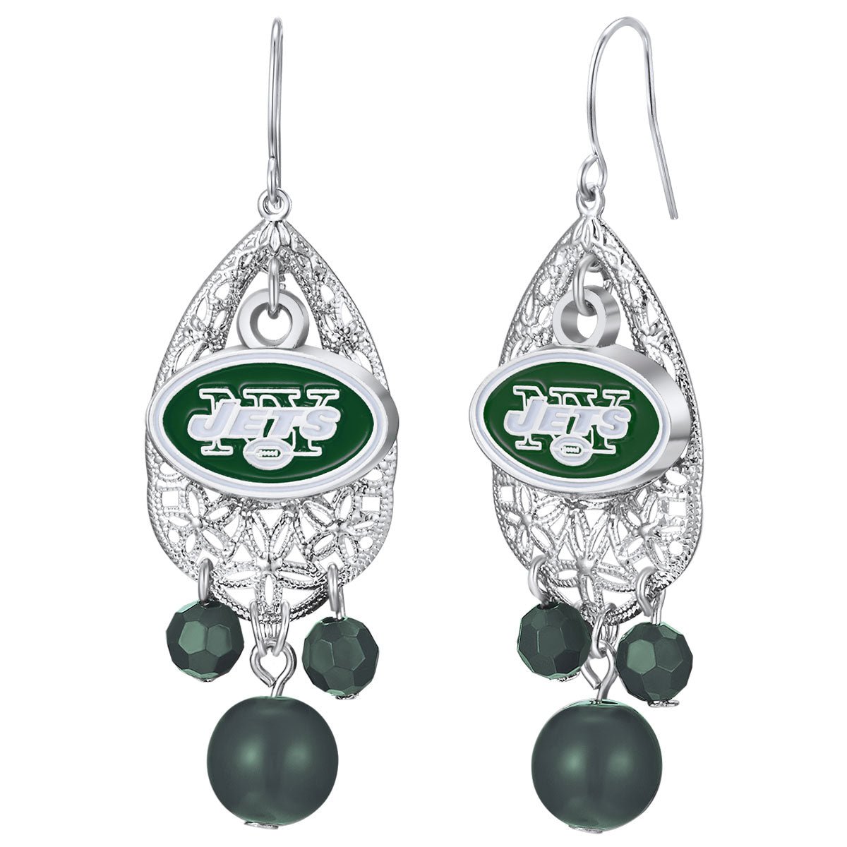 Gamedays Gear NFL Teardrop Logo Dangler Earrings E003 - 1022