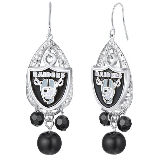 NFL Teardrop Logo Dangler Earrings - Gamedays Gear - San Francisco 49ers