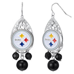 Gamedays Gear NFL Teardrop Logo Dangler Earrings E003 - 1025