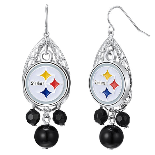 NFL Teardrop Logo Dangler Earrings - Gamedays Gear - San Francisco 49ers