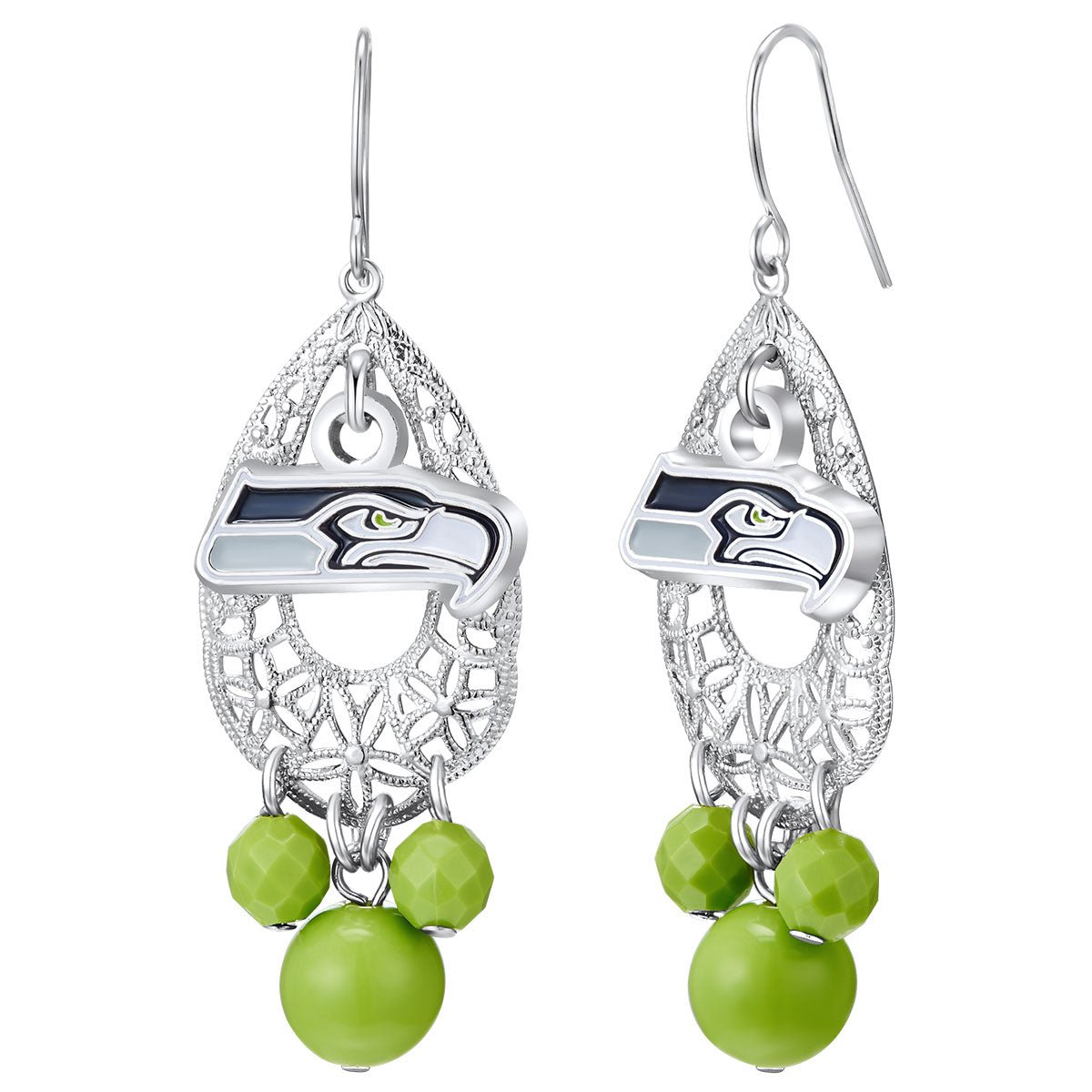 Gamedays Gear NFL Teardrop Logo Dangler Earrings E003 - 1028