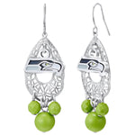 Gamedays Gear NFL Teardrop Logo Dangler Earrings E003 - 1028