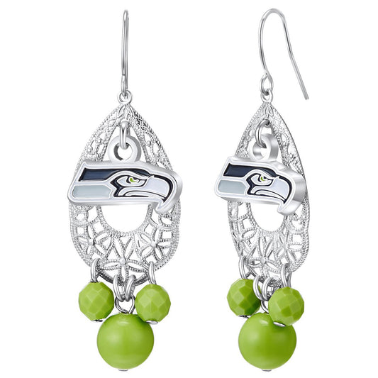 NFL Teardrop Logo Dangler Earrings - Gamedays Gear - San Francisco 49ers