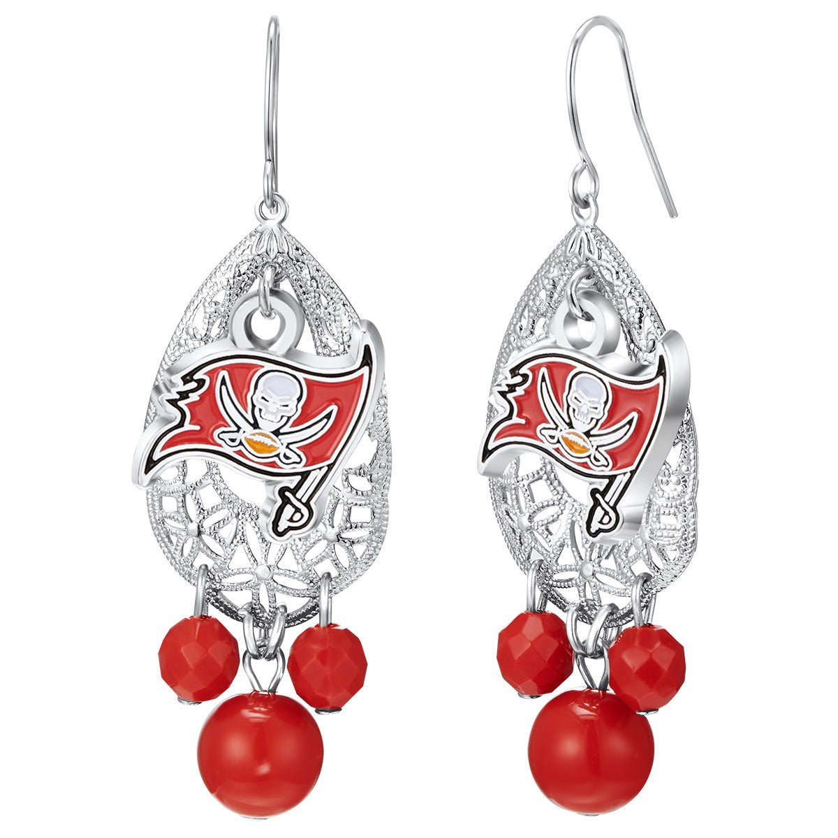Gamedays Gear NFL Teardrop Logo Dangler Earrings E003 - 1030