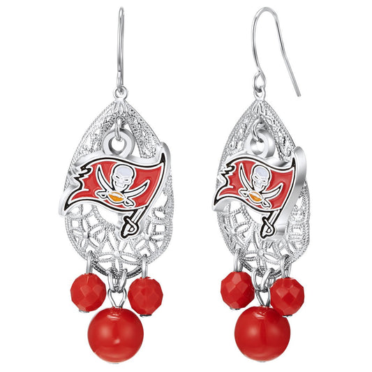 NFL Teardrop Logo Dangler Earrings - Gamedays Gear - San Francisco 49ers