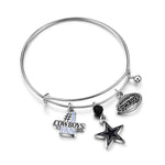 Gamedays Gear NFL Three Charm Logo Bracelet B005 - 1009A