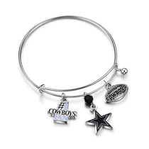 Dallas Cowboys Three Charm Logo Bracelet