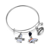 Gamedays Gear NFL Three Charm Logo Bracelet B005 - 1010 - SI