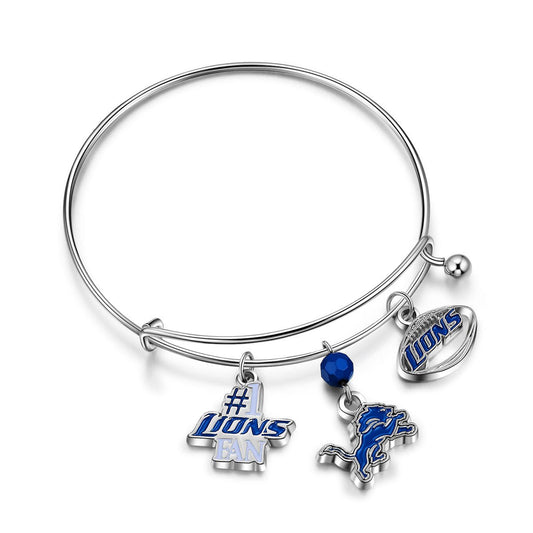 NFL Three Charm Logo Bracelet - Gamedays Gear - Kansas City Chiefs