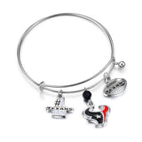 Gamedays Gear NFL Three Charm Logo Bracelet B005 - 1013