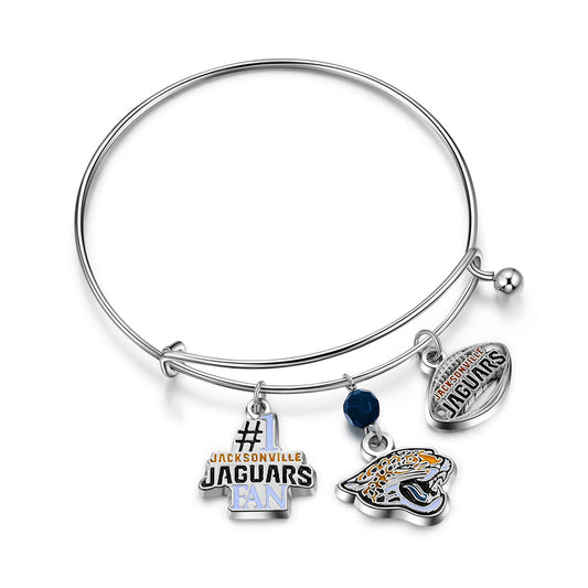 NFL Three Charm Logo Bracelet - Gamedays Gear - Kansas City Chiefs