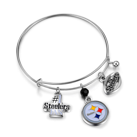 NFL Three Charm Logo Bracelet - Gamedays Gear - Kansas City Chiefs