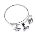Gamedays Gear NFL Three Charm Logo Bracelet B005 - 1028