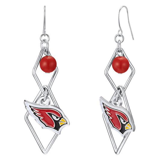 NFL Triangle Logo Dangler Earrings - Gamedays Gear - Kansas City Chiefs