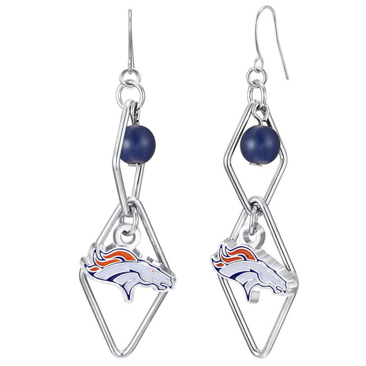 NFL Triangle Logo Dangler Earrings - Gamedays Gear - Kansas City Chiefs