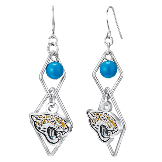 NFL Triangle Logo Dangler Earrings - Gamedays Gear - Kansas City Chiefs