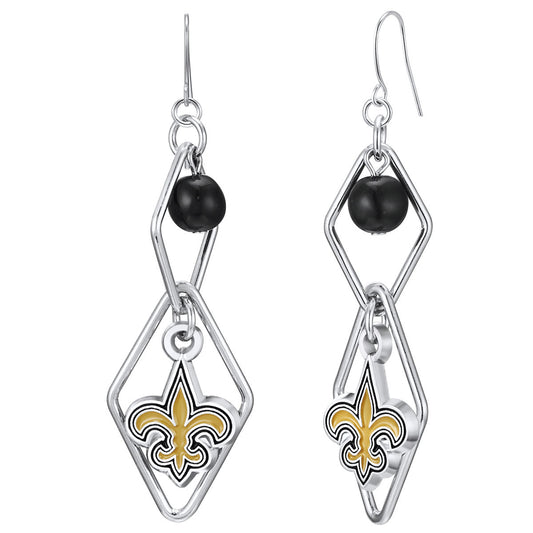 NFL Triangle Logo Dangler Earrings - Gamedays Gear - Kansas City Chiefs