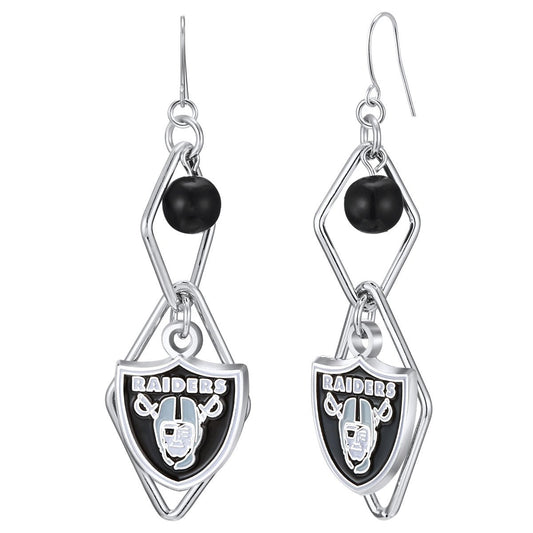 NFL Triangle Logo Dangler Earrings - Gamedays Gear - Kansas City Chiefs