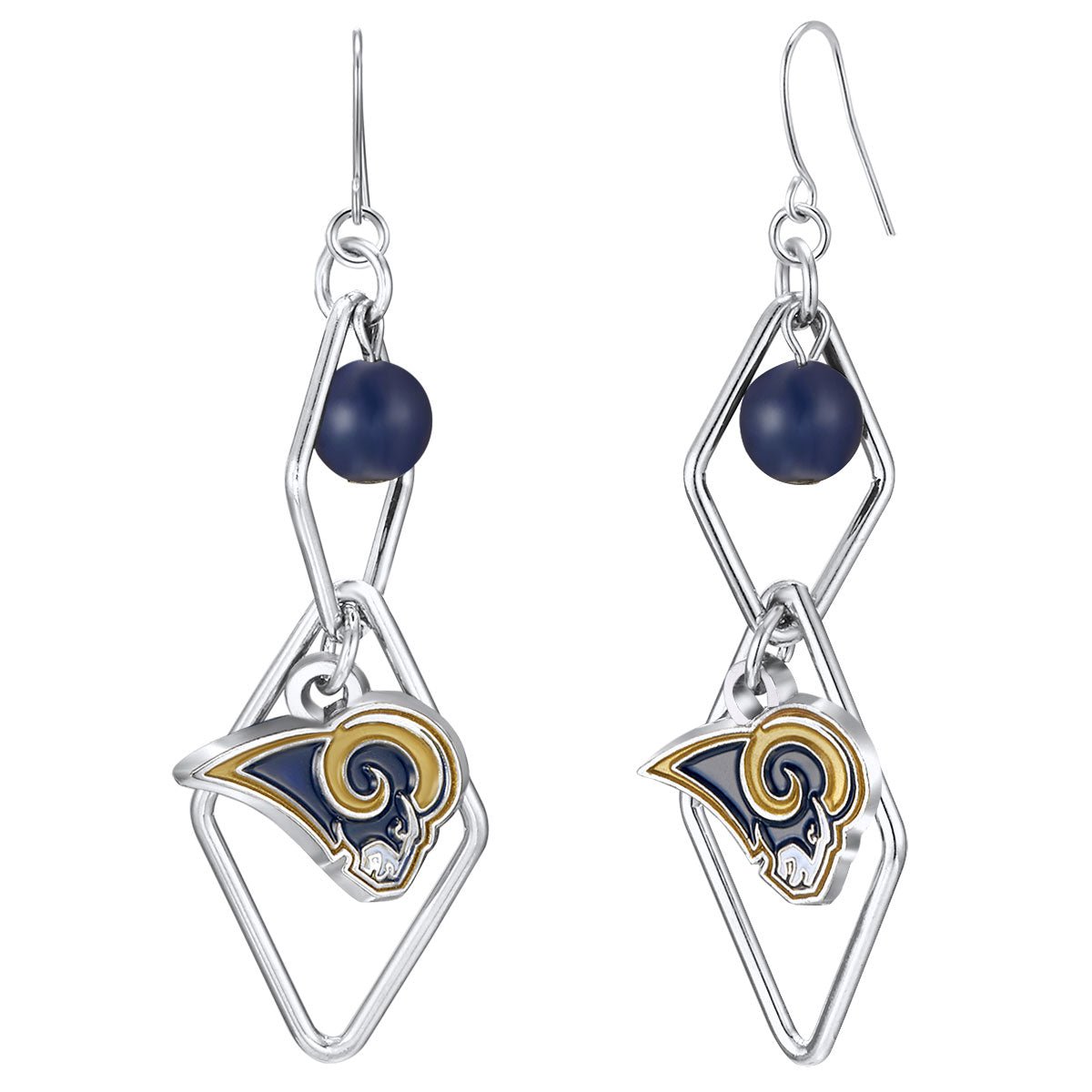 NFL Triangle Logo Dangler Earrings - Gamedays Gear - Los Angeles Rams