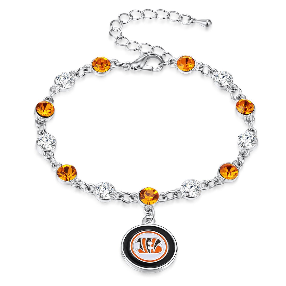 Gamedays Gear NFL Two Tone Crystal Bangle Bracelet B012 - 1007