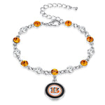 Gamedays Gear NFL Two Tone Crystal Bangle Bracelet B012 - 1007