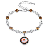 Gamedays Gear NFL Two Tone Crystal Bangle Bracelet B012 - 1008