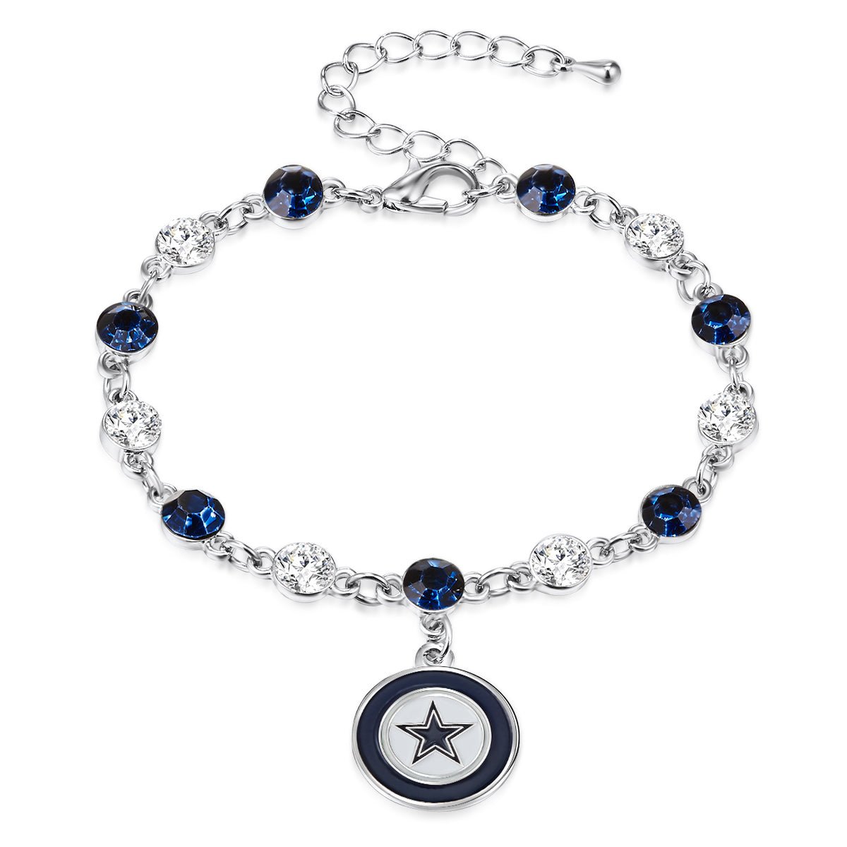 Gamedays Gear NFL Two Tone Crystal Bangle Bracelet B012 - 1009A