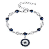 Gamedays Gear NFL Two Tone Crystal Bangle Bracelet B012 - 1009A