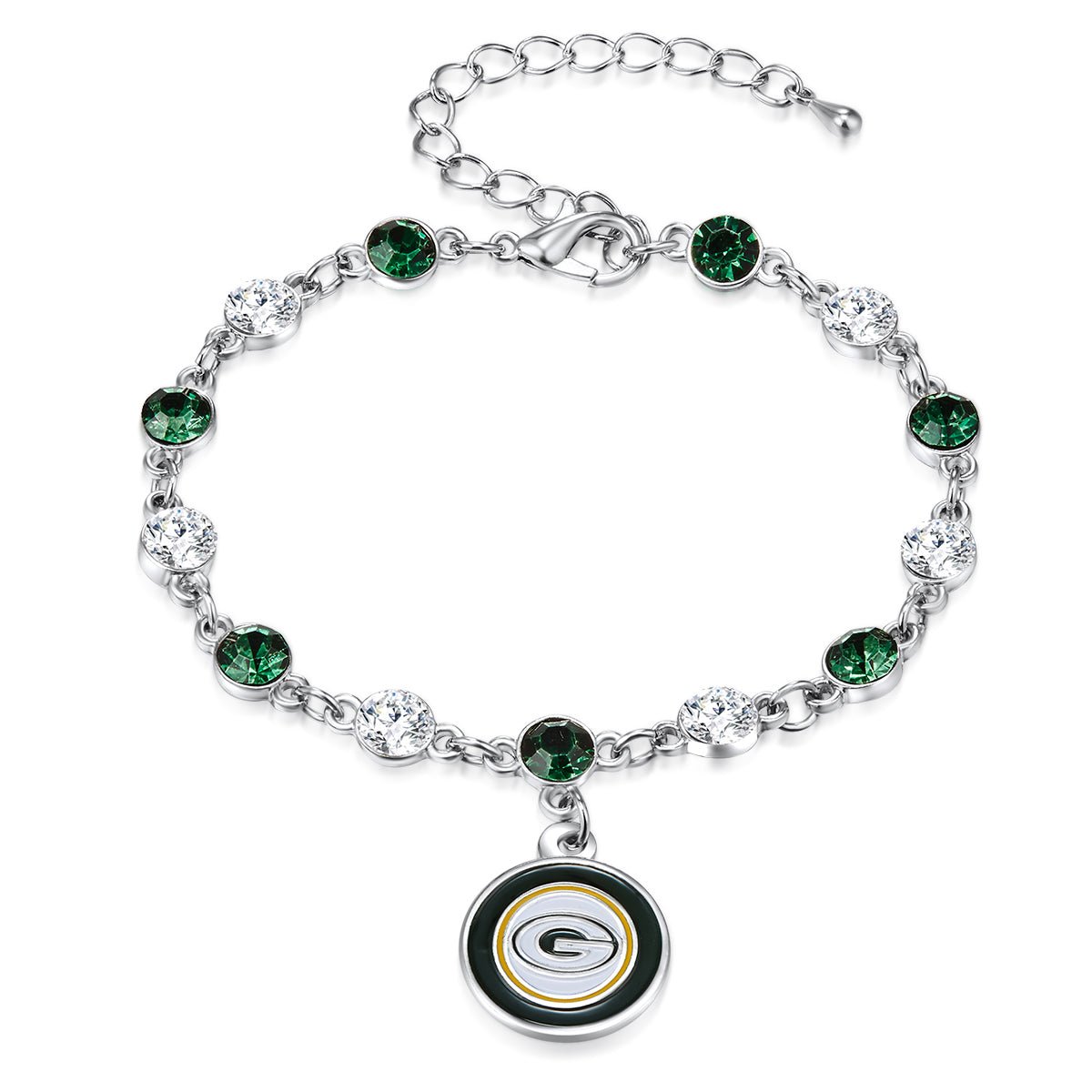 Gamedays Gear NFL Two Tone Crystal Bangle Bracelet B012 - 1012A