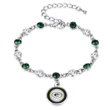 Gamedays Gear NFL Two Tone Crystal Bangle Bracelet B012 - 1012A