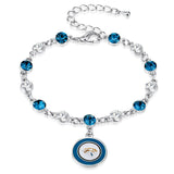 Gamedays Gear NFL Two Tone Crystal Bangle Bracelet B012 - 1015