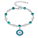 Gamedays Gear NFL Two Tone Crystal Bangle Bracelet B012 - 1017