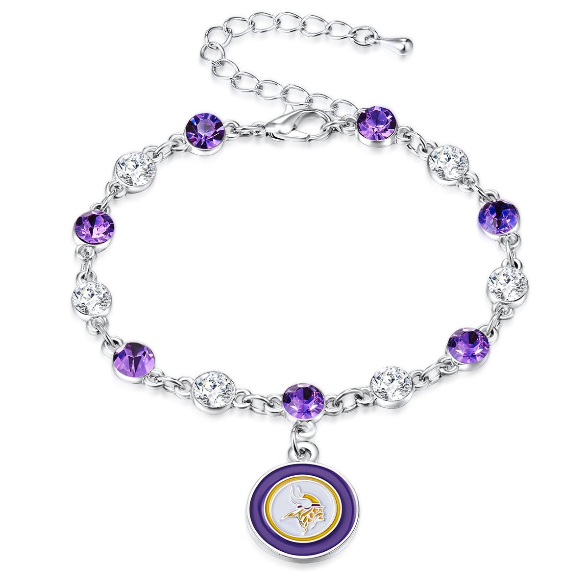 Gamedays Gear NFL Two Tone Crystal Bangle Bracelet B012 - 1018