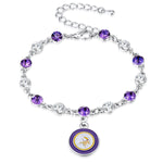 Gamedays Gear NFL Two Tone Crystal Bangle Bracelet B012 - 1018
