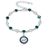 Gamedays Gear NFL Two Tone Crystal Bangle Bracelet B012 - 1024A
