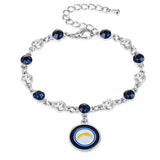 Gamedays Gear NFL Two Tone Crystal Bangle Bracelet B012 - 1026