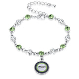 Gamedays Gear NFL Two Tone Crystal Bangle Bracelet B012 - 1028